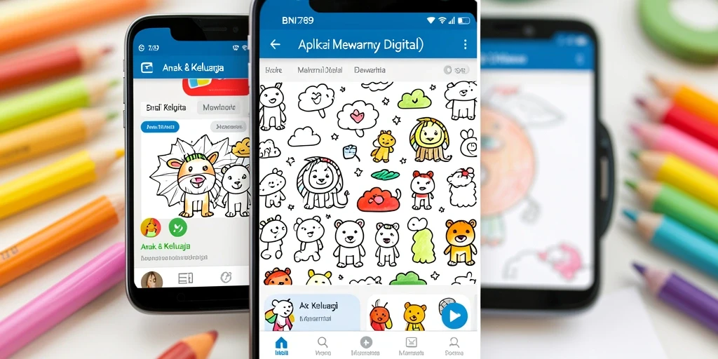Screenshot BNI789 menampilkan antarmuka mewarnai yang menarik dan user-friendly.