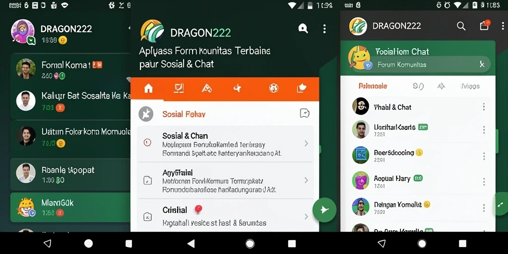 Tampilan antarmuka pengguna DRAGON222 yang ramah dan fungsional.