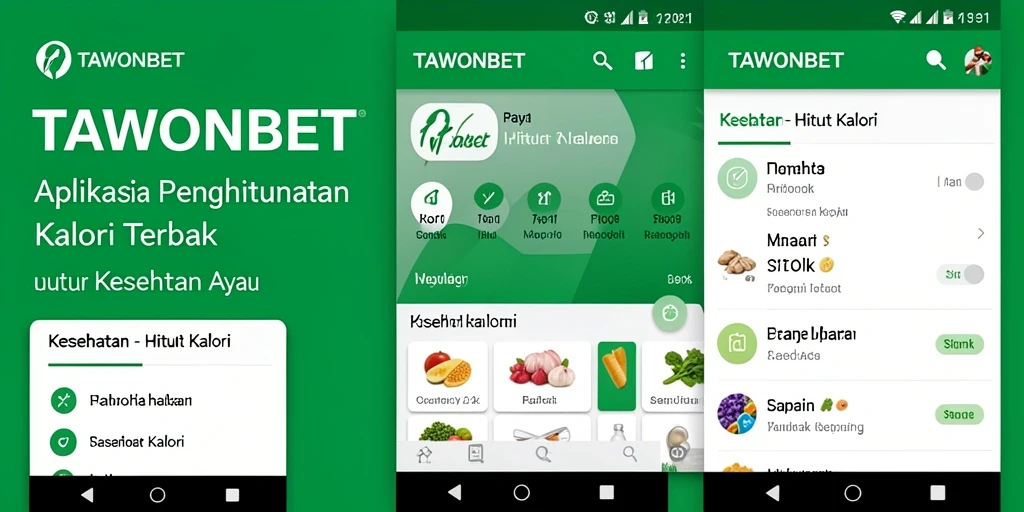 Tampilan antarmuka TAWONBET yang sederhana dan informatif.